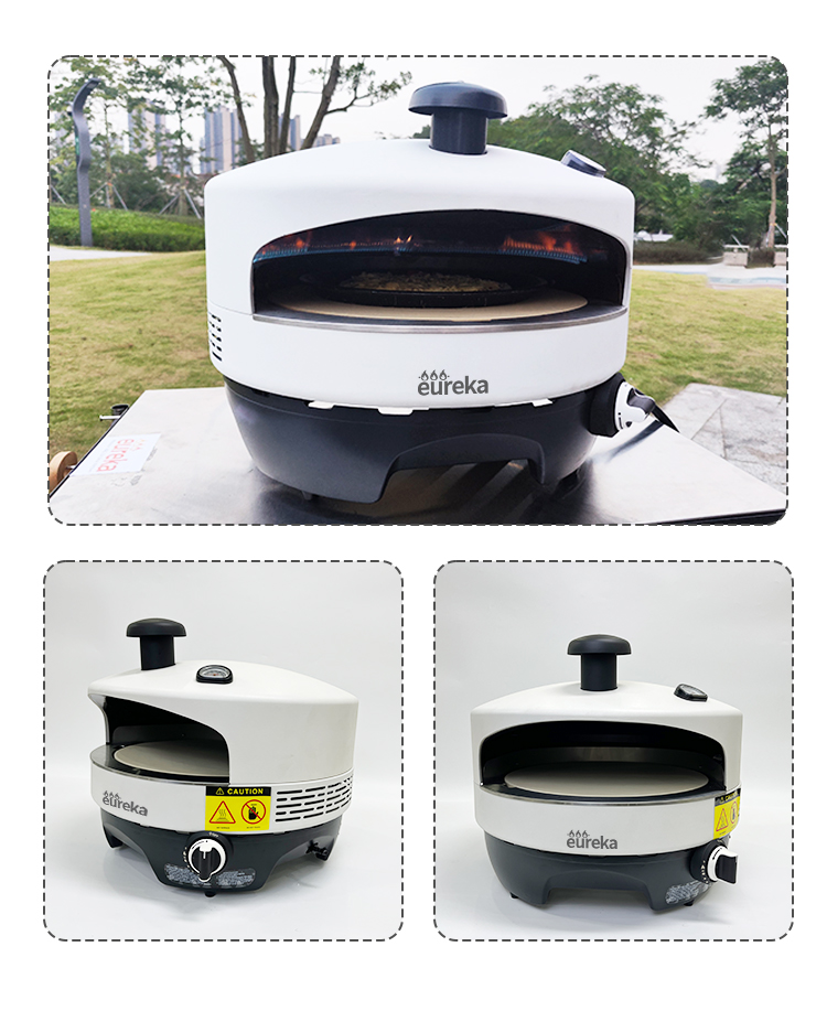 premium quality outdoor gas pizza oven multiple angles