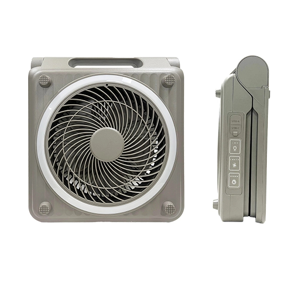 SF08E Portable Battery Operated Desk Camping Rechargeable Stand Foldable Electric USB Fan