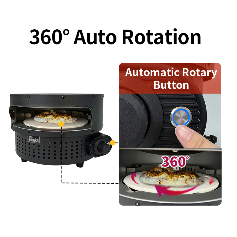 EY12R Outdoor Pizza Oven Propane Forno a Gas Small Home Ovens Mini Horno Para Pizza for Pizzas