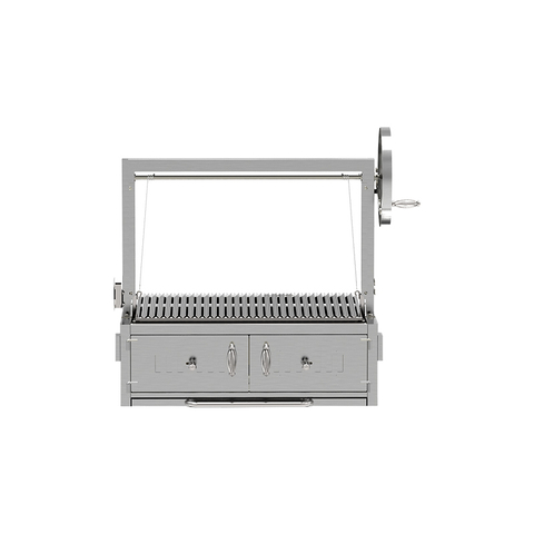 Eureka Kitchen SC004K-T stainless steel grill installation in BBQ island