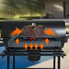 EY010 Small Portable Charcoal Grill Cast Iron BBQ Grill For Indoor & Outdoor Use