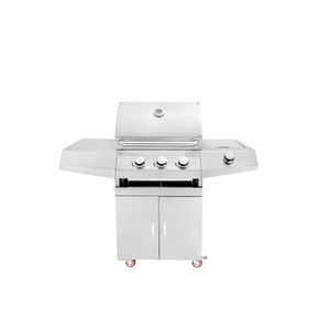 Modern Premium Heavy Duty Outdoor Kitchen Island Restaurant Stainless Steel 4-Burner BBQ Grill Eureka Flame Safety Eco-Friendly