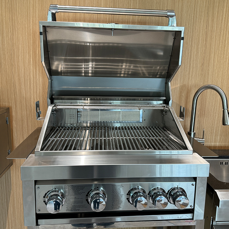 BN0004G Professional Bulit in Bbq Grill Outdoor Stainless Steel Kitchen Barbecue Gas Grills 