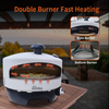 R16G Gas Pizza Oven 16 Modern Gas Portable Commercial Pizza Oven 