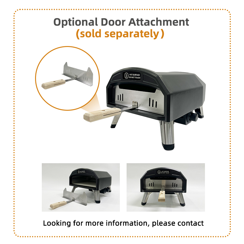 XN12 Outdoor Kitchen Mini Gas Home Pizza Oven Machine 