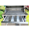 BN400GC Stainless Steel LPG Propane Charcoal Smoker Dual Fuel Built in BBQ Grill for Outdoor Kitchen