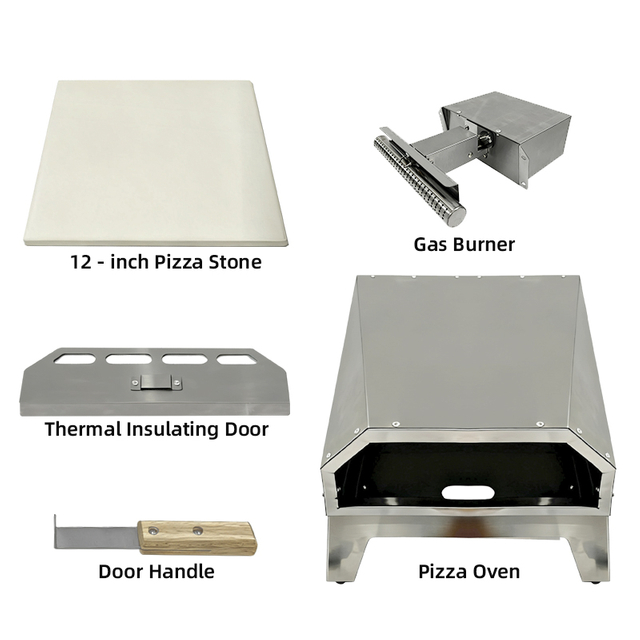 SN12 Modern Bbq Gas Small Grilling Outdoor Italian Pizza Oven