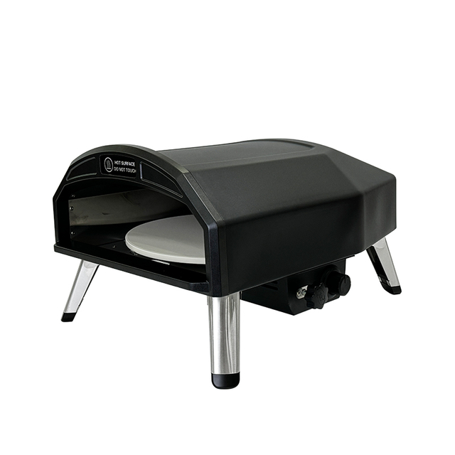 15 Inch Freestanding Gas Pizza Portable Stainless Steel Outdoor Cooking Single Pizza Oven