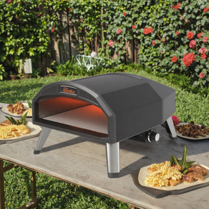 XN16 Portable Outdoor Kitchen Gas-Powered Pizza Oven Rotating Pizza Oven Dual Fuel Pizza Oven 16” Pizza Oven