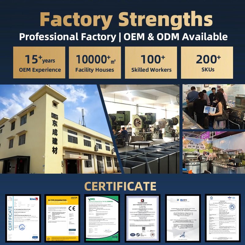 BW411-SI Stainless Steel Barbecue Outdoor Kitchen Modular Outdoor Bbq Kitchen