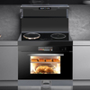 3000W concave induction cooker and 2000W flat ceramic cooktop dual cooking surface