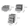 BN002R Stainless Steel Outdoor Kitchen Wall for Home Modular Outdoor Kitchen