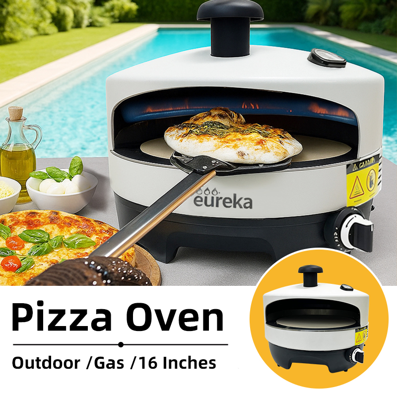 R16G Commercial Stainless Steel Round 16 Inch Gas Round Oven Propane Outdoor Pizza Oven