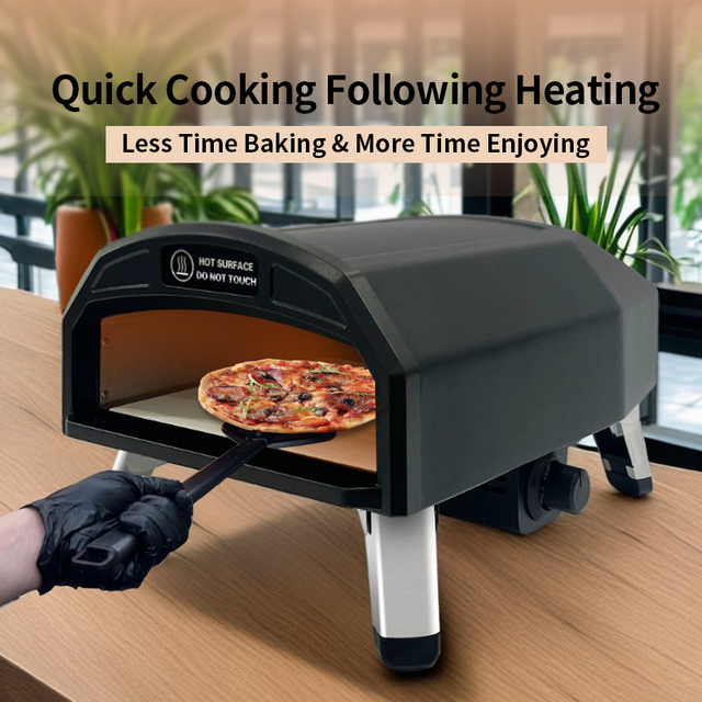 XN12 Outdoor Kitchen Mini Gas Home Pizza Oven Machine 