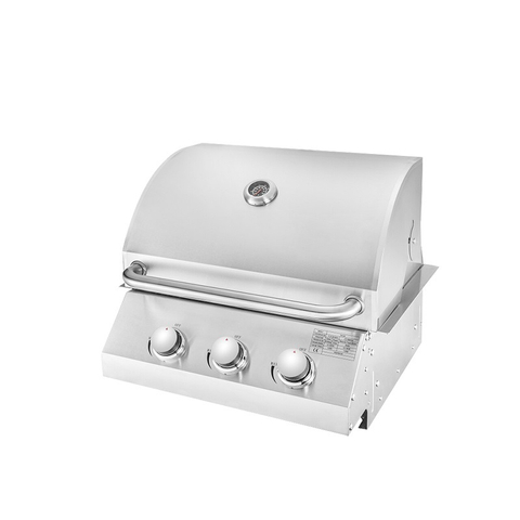 Eureka 30,000 BTU Professional 3-Burner Tabletop Gas Grill - High-Power Portable Propane BBQ for RV, Camping & Tailgating