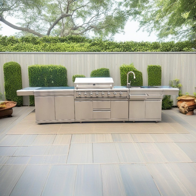 SG008BR-D Diy Outdoor Kitchen Cabinets Acnh Outdoor Kitchen Gas Bbq Grill Outdoor Kitchen Bar