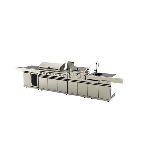 SG008BC-F Luxury Grill Kitchen BBQ Kitchen Outdoor Gas Garden Barbecue BBQ Gas Grill BBQ Grills Outdoor Kitchen