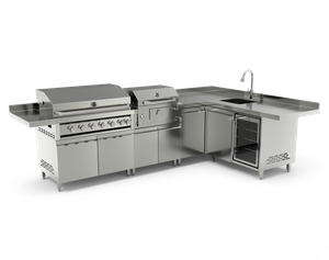 BN0006GC-FL Quality Assurance Stainless Steel Bbq Outdoor Kitchen Outdoor Bbq Kitchen Modulars Outdoor Kitchen Bbq Island