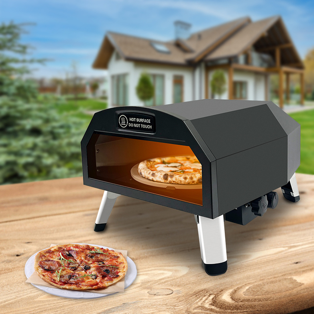 XN12S-R Mobile Indoor Modern Portable Gas Outdoor Kitchen Rotating Pizza Oven