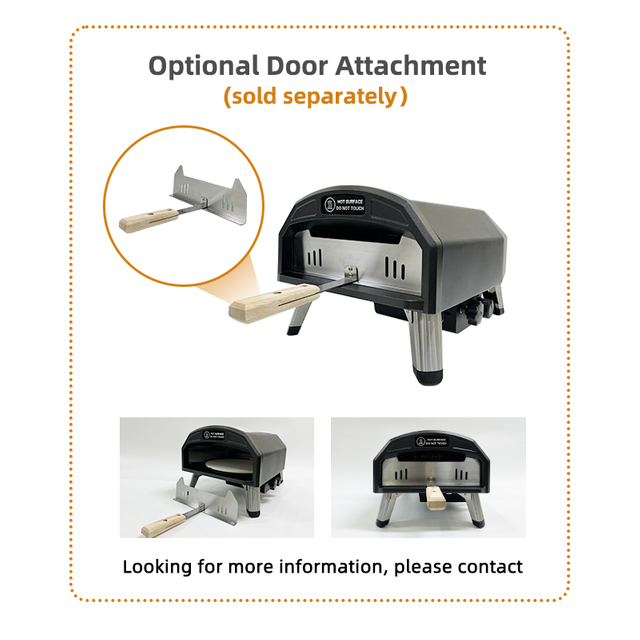 XN12-R Backyard Bake Cooker Garden Mobile Ovens Rotating Indoor Pizza Oven