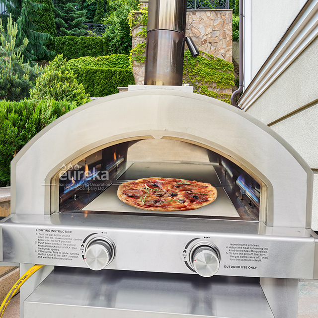 PZ02BG Outdoor Pizza Oven with Stand – Complete Backyard Pizza Oven Set for Easy Setup & Professional Results