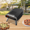 S12PZ-A1R Compact Countertop Pizza Oven – Indoor & Outdoor Portable Pizza Maker for Home & Small Space Cooking