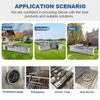BN0006GC-SR Multi-Functional Outdoor Kitchen Units with Modular BBQ and Mobile Design