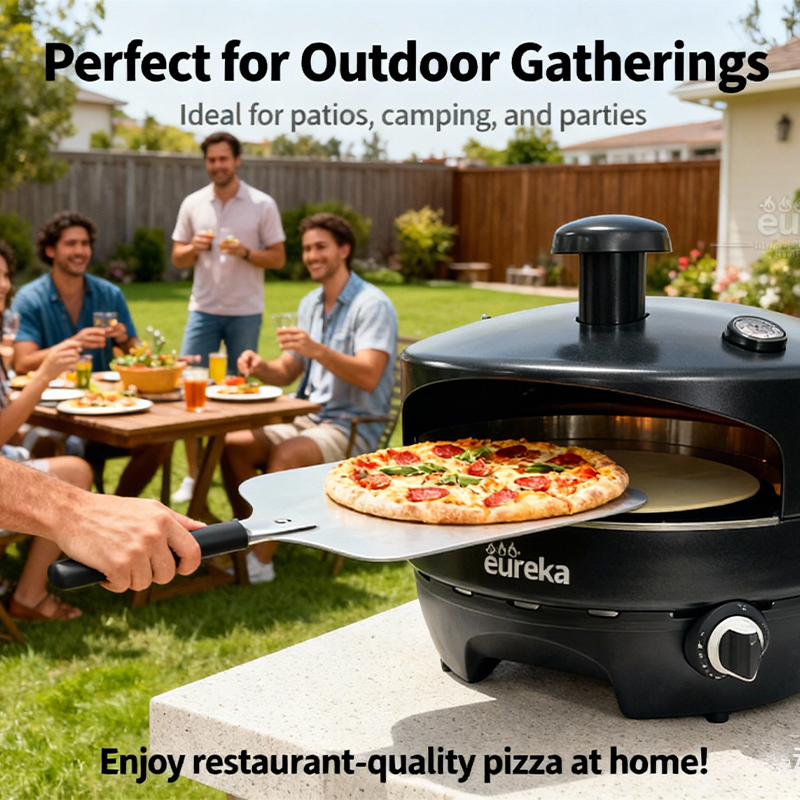 R16G Commercial Stainless Steel Round 16 Inch Gas Round Oven Propane Outdoor Pizza Oven