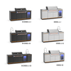 B-EX601-1-SI Free Standing Prefabricated BBQ Grill Set Patio Large I Shape Metal Kitchen Cabinet
