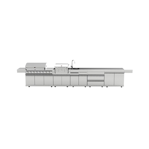 SG008B-WL Outdoor Cabinet Kitchen Price Bbq Complete Sets Island Garden Modern Kitchen