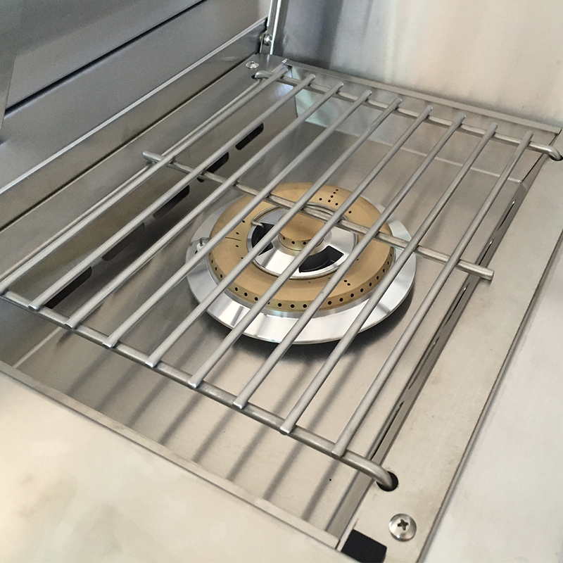 SG008BSF Modern Outdoor BBQ Gas Grill Electronic Ignition Stainless Steel 304 Construction Modular Design Sink Faucet Drawer Basket