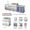 ZH601-1-F Summer Kitchen Outdoor Stainless Steel Gas Grill Fridge BBQ Set Ready to Assemble Backyard Stainless Steel Kitchen Cabinets