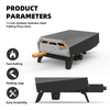 SN12-R Foldable Portable Pizza Oven – Lightweight Outdoor Propane Pizza Oven for Camping, Beach & Backyard