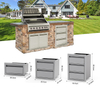 304 Stainless Steel Outdoor Kitchen Access Doors & Drawers – Heavy-Duty Flush Mount BBQ Island Storage Units