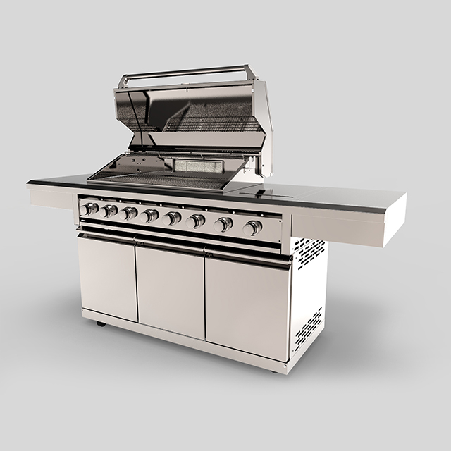 SG008B-A Outdoor Kitchen Ideas Modular DiyOutdoor Kitchen Kits Bar Gas Bbq Grill Burner Outdoor Kitchen Appliances