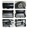 EY010 Small Portable Charcoal Grill Cast Iron BBQ Grill For Indoor & Outdoor Use