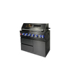 91100 BTU Stainless Steel Gas BBQ Grill | Rotisserie Gas Grill with Cabinet | 304 Propane Outdoor Barbecue Grill for Backyard Garden Party