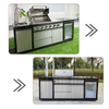 BW411-G 4+1+1 Burner Gas BBQ Grill - 78000 BTU Stainless Steel Grill with Rotisserie
