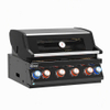 B-EX401G-T Built-in 4-Burner Gas Grill with Infrared Back Burner for Outdoor Kitchen Island