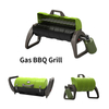 Eureka DJ003G-G 26 inch portable propane gas grill, foldable camping BBQ stove with built-in thermometer, multi-color outdoor tabletop grill for road trip beach picnic