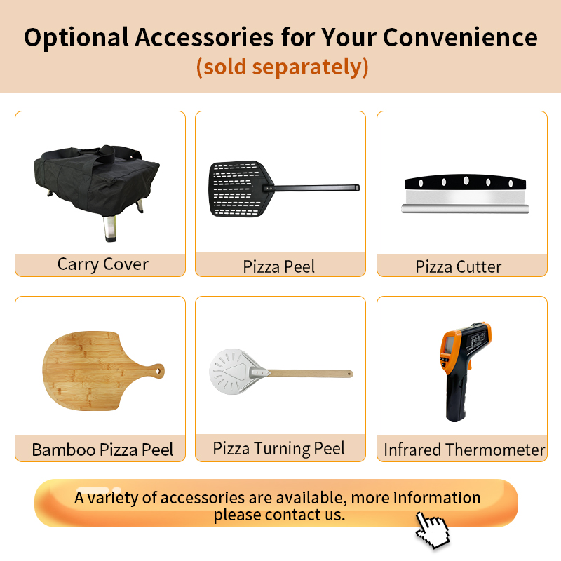 Eureka XN12S portable propane gas pizza oven, small outdoor home bbq pizza oven for backyard camping | Forno pizza gas