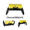 Eureka DJ003G-G 26 inch portable propane gas grill, foldable camping BBQ stove with built-in thermometer, multi-color outdoor tabletop grill for road trip beach picnic