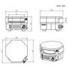 Portable 360° Auto-Rotating Gas Pizza Oven - Reaches 500°C in 15 Mins - Outdoor Pizza Maker with 12" Stone & LED Switch