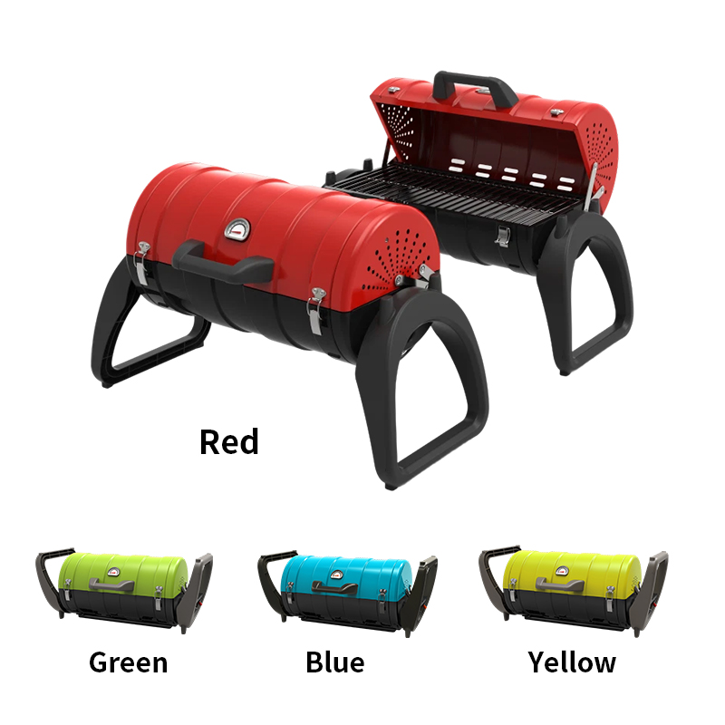 DJ003G-C Dual Fuel Portable Charcoal BBQ Grill | Eureka Kitchen