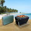 Eureka FG01C Portable Suitcase Charcoal BBQ Grill: Folding Tabletop Grill with Independent Charcoal Tank - Wholesale Lightweight Camping Gear