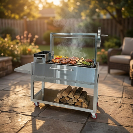 Eureka AG01C Santa Maria Grill with V-Grate and Drip Tray.png