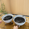 GF14C Golf Ball Shaped Portable Charcoal BBQ Grill - Foldable Camping Grill with Smoker