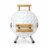 GF14C Golf Ball Shaped Portable Charcoal BBQ Grill - Foldable Camping Grill with Smoker