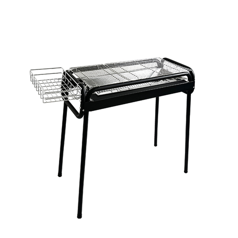 Eureka EY006 Large Metal Charcoal BBQ Grill: Pull-Out Charcoal Tray & Side Storage Basket - Wholesale Outdoor Garden Grill Supplier