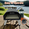 Eureka XN12S portable propane gas pizza oven, small outdoor home bbq pizza oven for backyard camping | Forno pizza gas